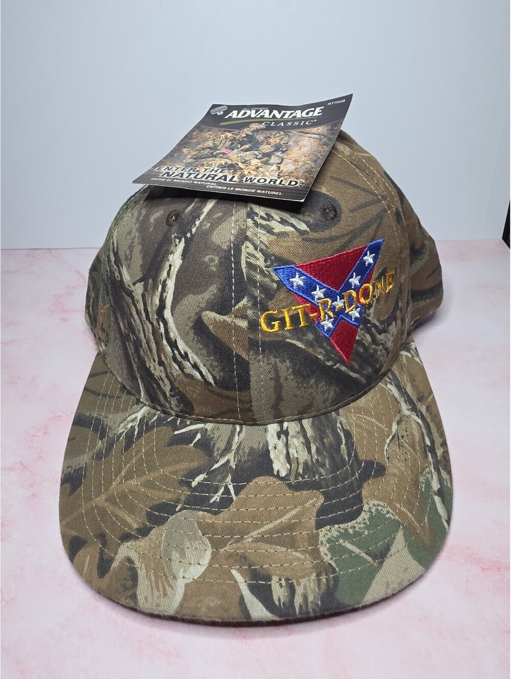 Vintage Git-R-Done Camo Hat Larry The Cable Guy Advantage Classic Cap NWT